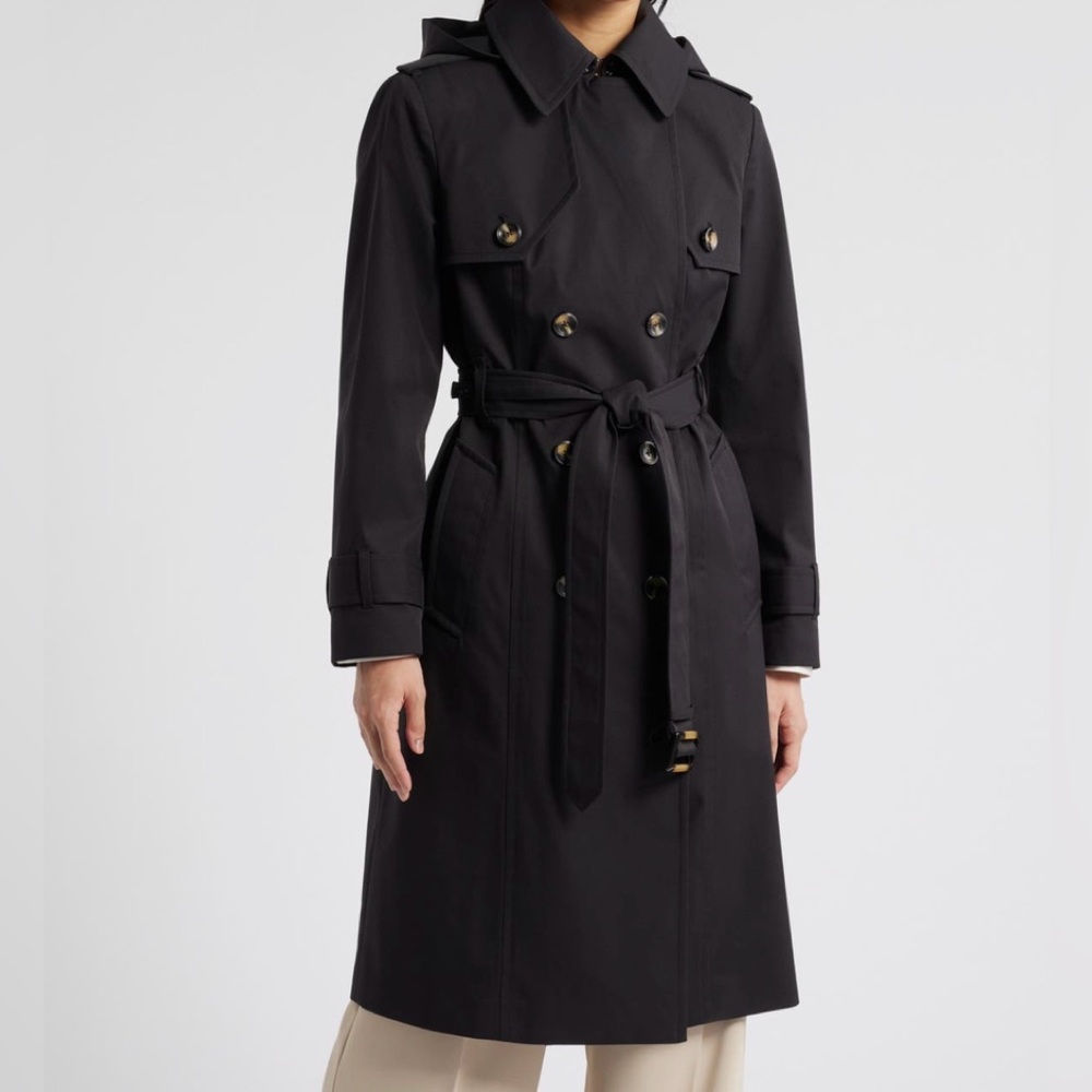 London Fog double breasted trench coat